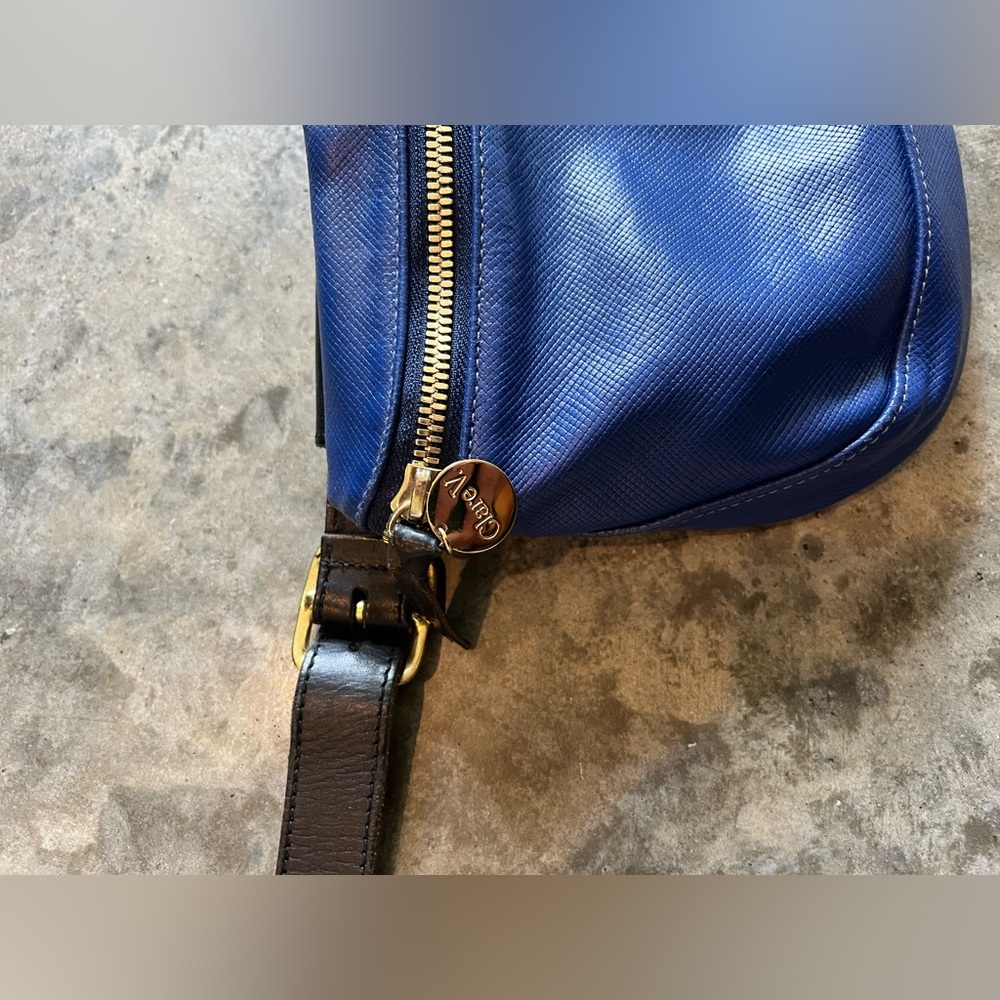 Clare V blue leather fannypack! Barely used, like new! - Picture 2 of 4